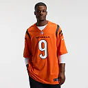 Zennovawear Joe Burrow Cincinnati Bengals Alternate Game Jersey - Orange