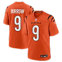 Zennovawear Joe Burrow Cincinnati Bengals Alternate Game Jersey - Orange