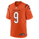 Zennovawear Joe Burrow Cincinnati Bengals Alternate Game Jersey - Orange