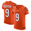 Zennovawear Joe Burrow Cincinnati Bengals Team Vapor FUSE. Elite Jersey - Orange