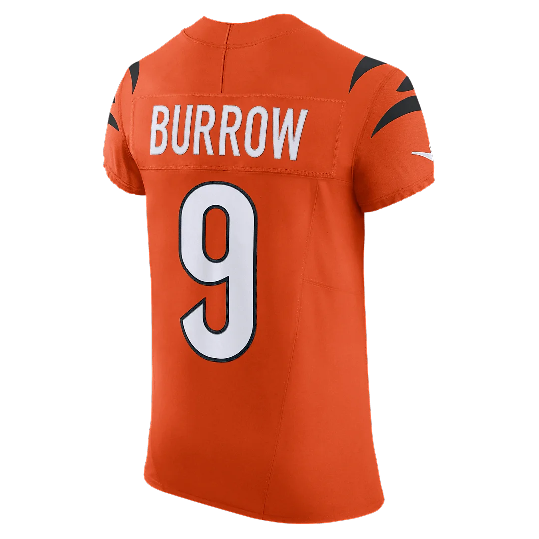 Zennovawear Joe Burrow Cincinnati Bengals Team Vapor FUSE. Elite Jersey - Orange