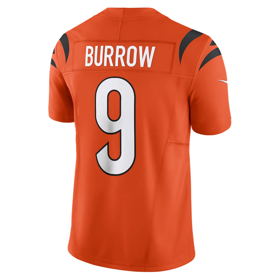 Zennovawear Joe Burrow Cincinnati Bengals Vapor FUSE. Limited Jersey - Orange