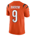 Zennovawear Joe Burrow Cincinnati Bengals Vapor FUSE. Limited Jersey - Orange