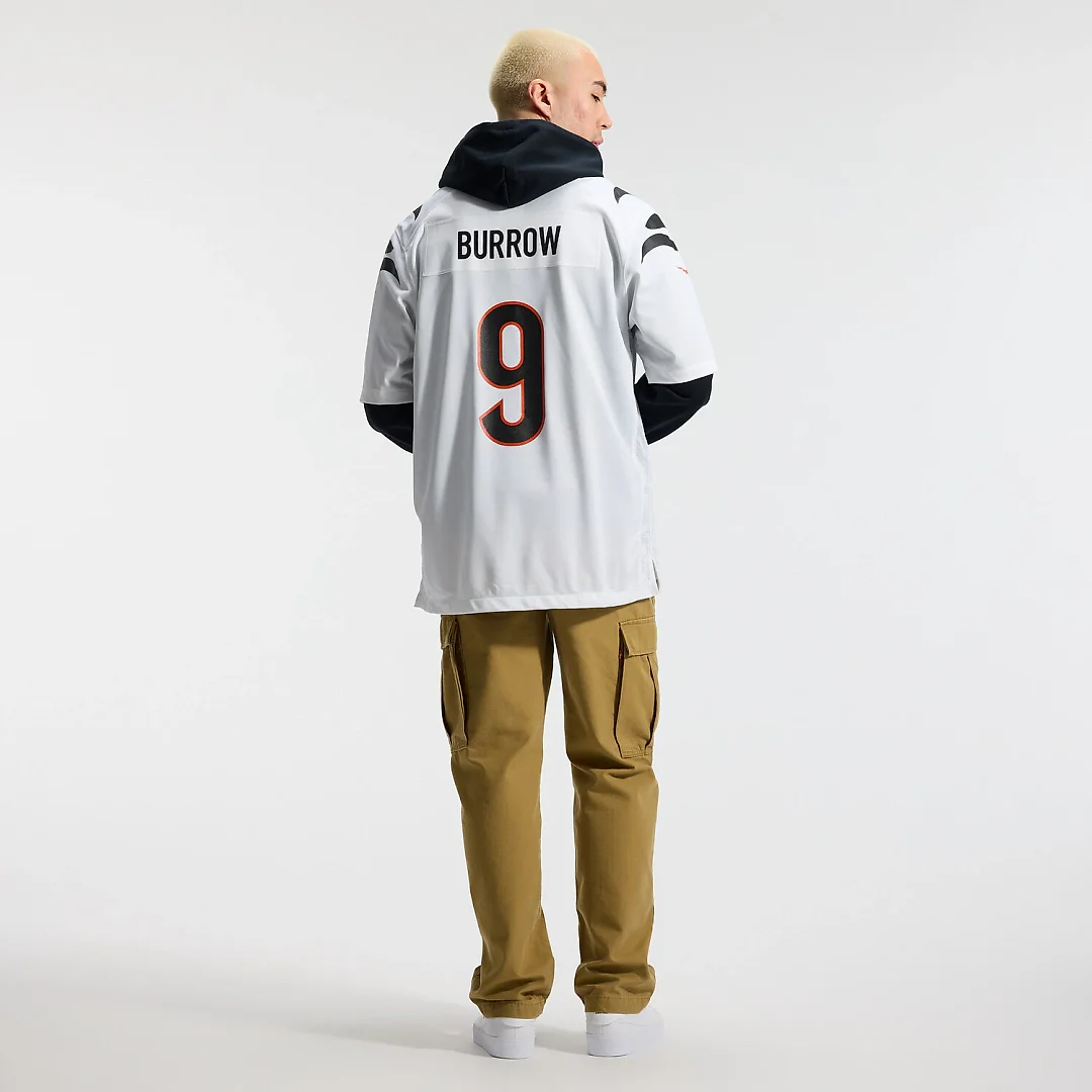 Zennovawear Joe Burrow Cincinnati Bengals Game Jersey - White