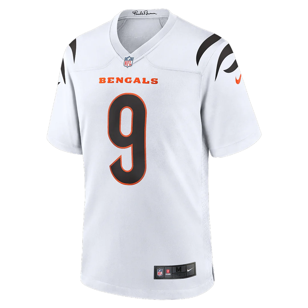 Zennovawear Joe Burrow Cincinnati Bengals Game Jersey - White