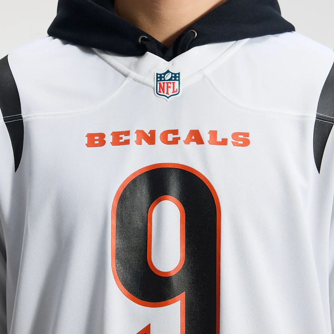 Zennovawear Joe Burrow Cincinnati Bengals Game Jersey - White