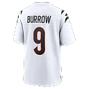 Zennovawear Joe Burrow Cincinnati Bengals Game Jersey - White