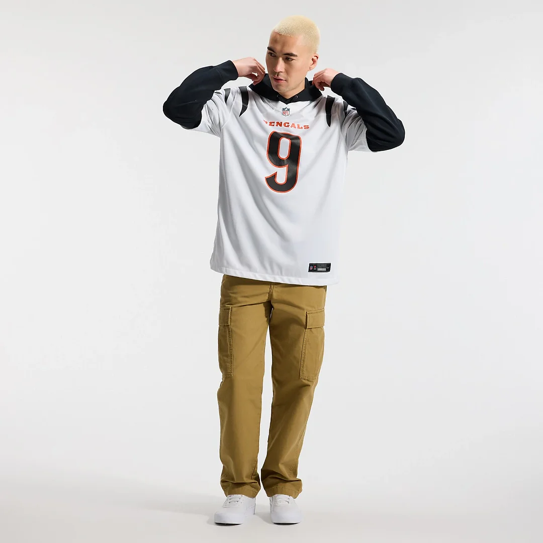 Zennovawear Joe Burrow Cincinnati Bengals Game Jersey - White