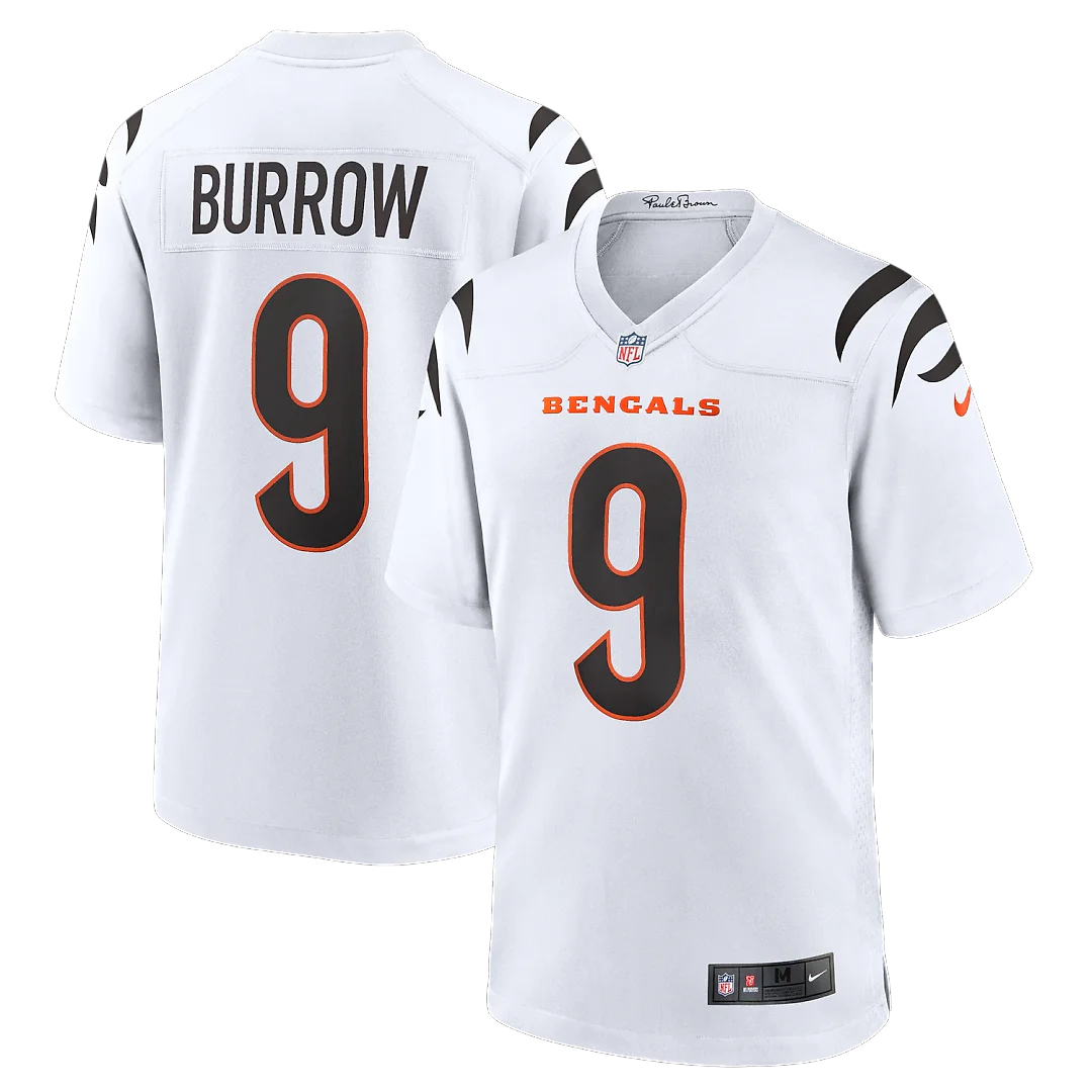 Zennovawear Joe Burrow Cincinnati Bengals Game Jersey - White
