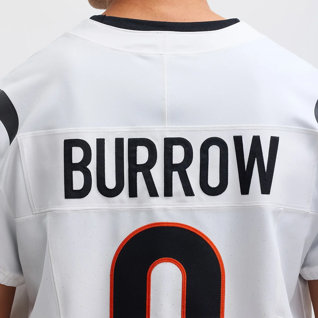 Zennovawear Joe Burrow Cincinnati Bengals Vapor FUSE. Elite Jersey - White