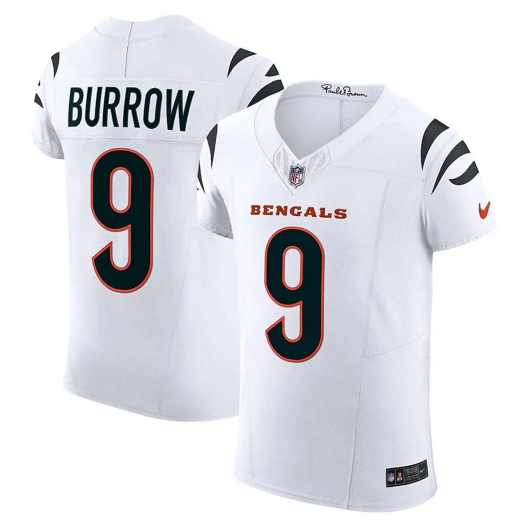 Zennovawear Joe Burrow Cincinnati Bengals Vapor FUSE. Elite Jersey - White