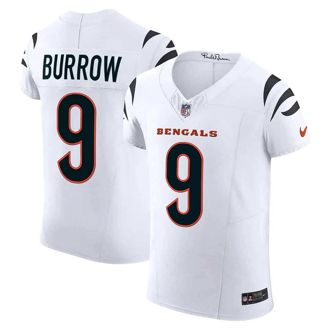 Zennovawear Joe Burrow Cincinnati Bengals Vapor FUSE. Elite Jersey - White