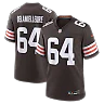 Zennovawear Joe DeLamielleure Cleveland Browns Game Retired Player Jersey - Brown
