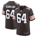 Zennovawear Joe DeLamielleure Cleveland Browns Game Retired Player Jersey - Brown