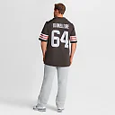 Zennovawear Joe DeLamielleure Cleveland Browns Game Retired Player Jersey - Brown