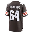 Zennovawear Joe DeLamielleure Cleveland Browns Game Retired Player Jersey - Brown