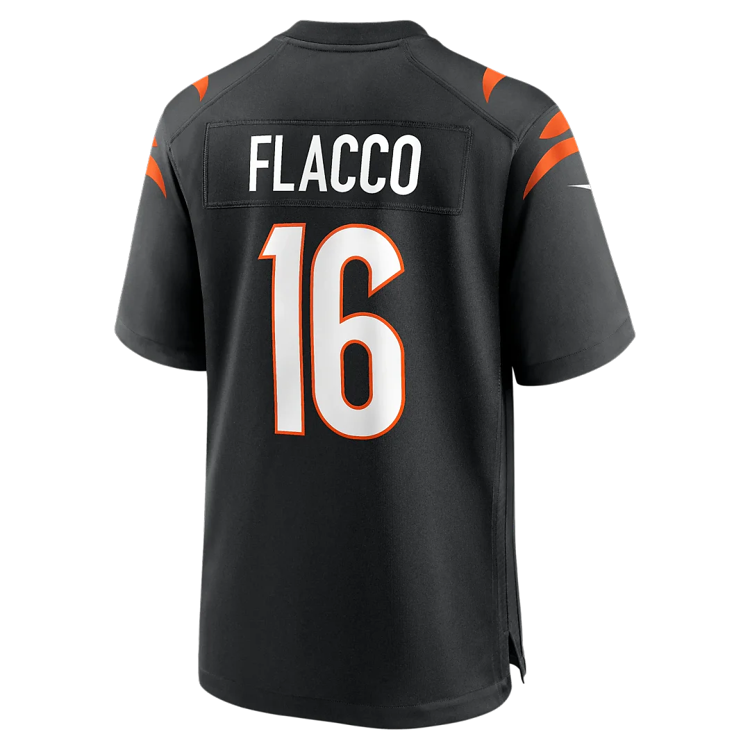 Zennovawear Joe Flacco Cincinnati Bengals Team Game Jersey - Black