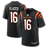 Zennovawear Joe Flacco Cincinnati Bengals Team Game Jersey - Black