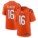 Zennovawear Joe Flacco Cincinnati Bengals Alternate Game Jersey - Orange