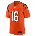 Zennovawear Joe Flacco Cincinnati Bengals Alternate Game Jersey - Orange