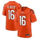 Zennovawear Joe Flacco Cincinnati Bengals Alternate Game Jersey - Orange