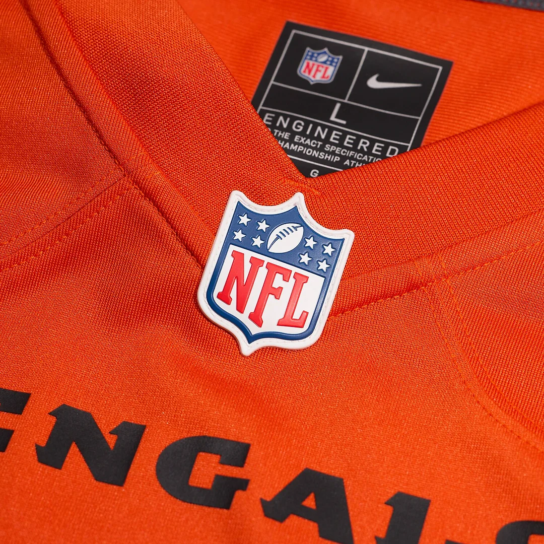 Zennovawear Joe Flacco Cincinnati Bengals Alternate Game Jersey - Orange