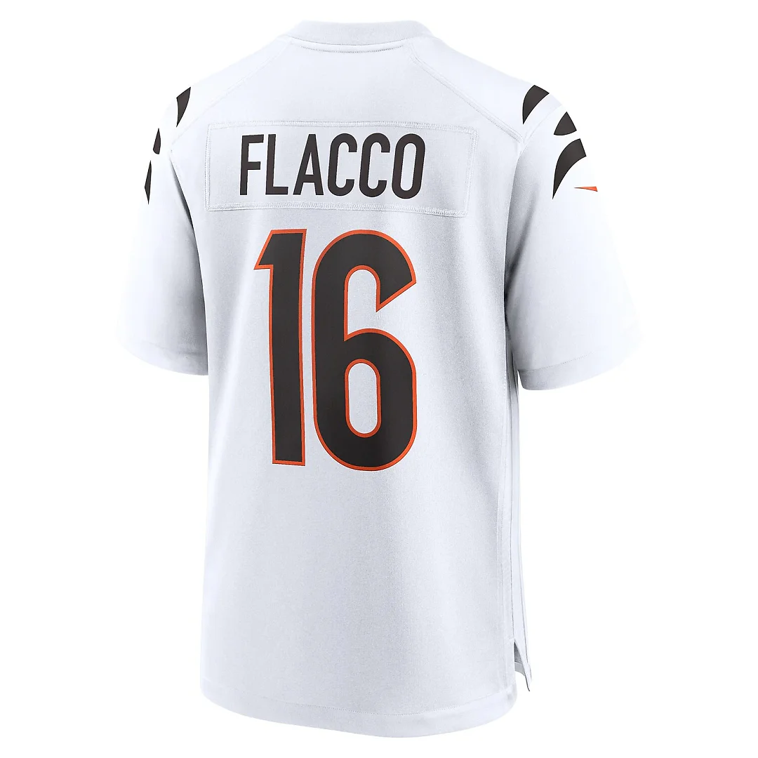 Zennovawear Joe Flacco Cincinnati Bengals Game Jersey - White