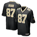 Zennovawear Joe Horn New Orleans Saints Game Retired Player Jersey - Black