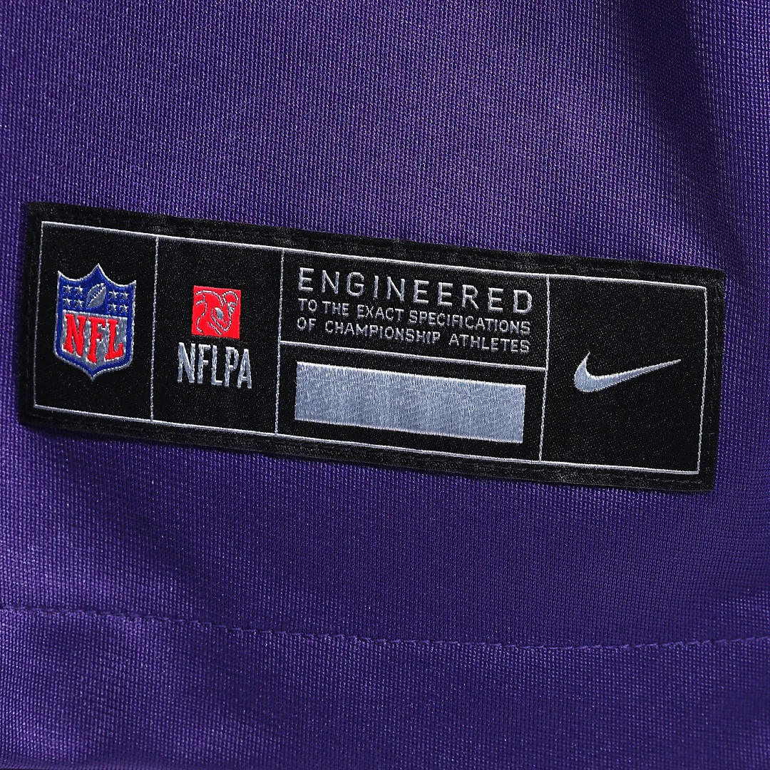 Zennovawear Joe Huber Minnesota Vikings Team Game Jersey - Purple