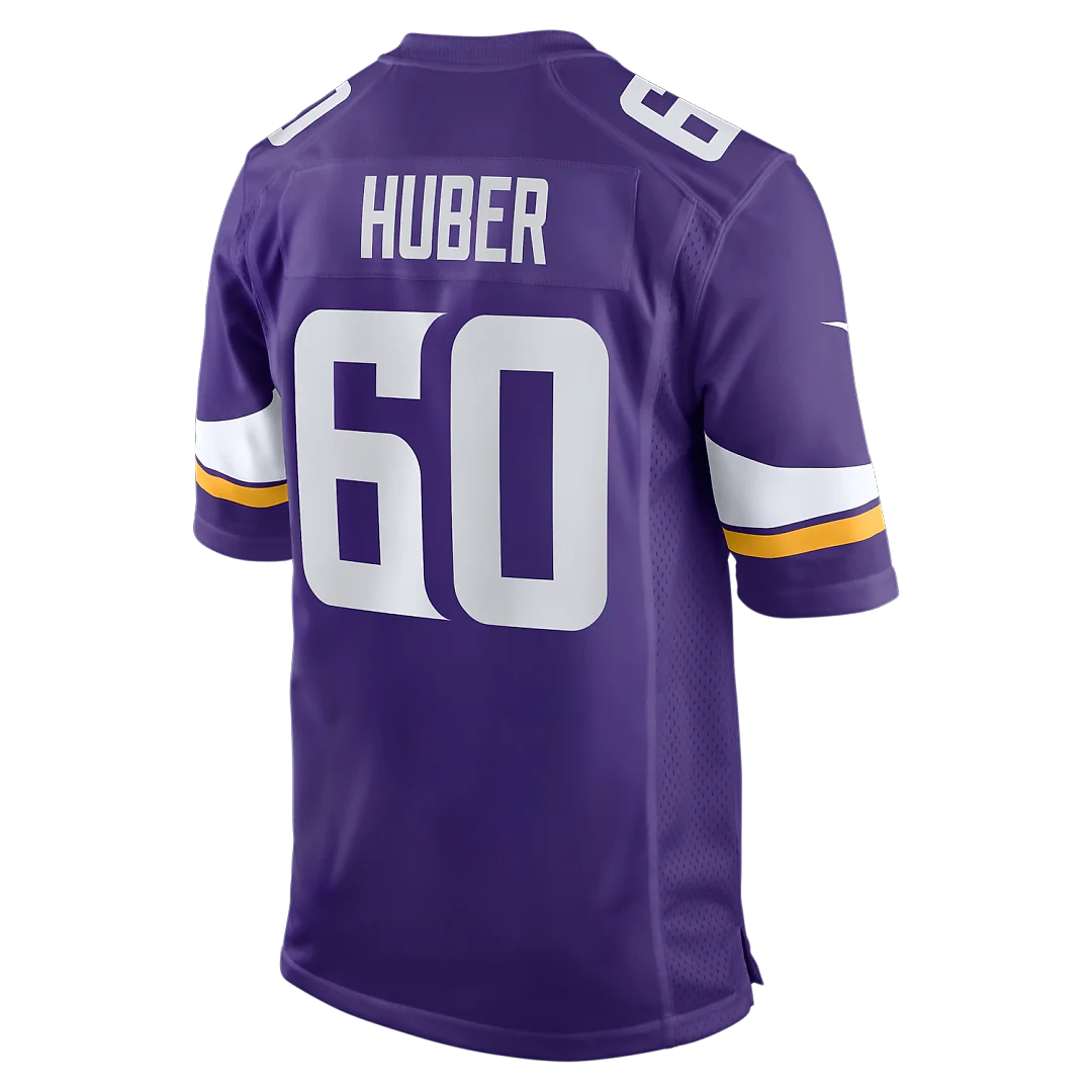 Zennovawear Joe Huber Minnesota Vikings Team Game Jersey - Purple