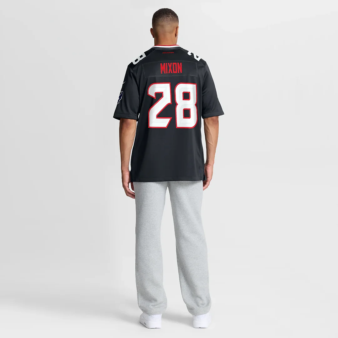 Zennovawear Joe Mixon Houston Texans Game Jersey - Navy