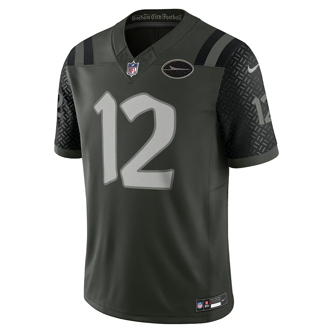 Zennovawear Joe Namath New York Jets 2025 Rivalries Collection Stitched Limited Jersey - Gotham Green