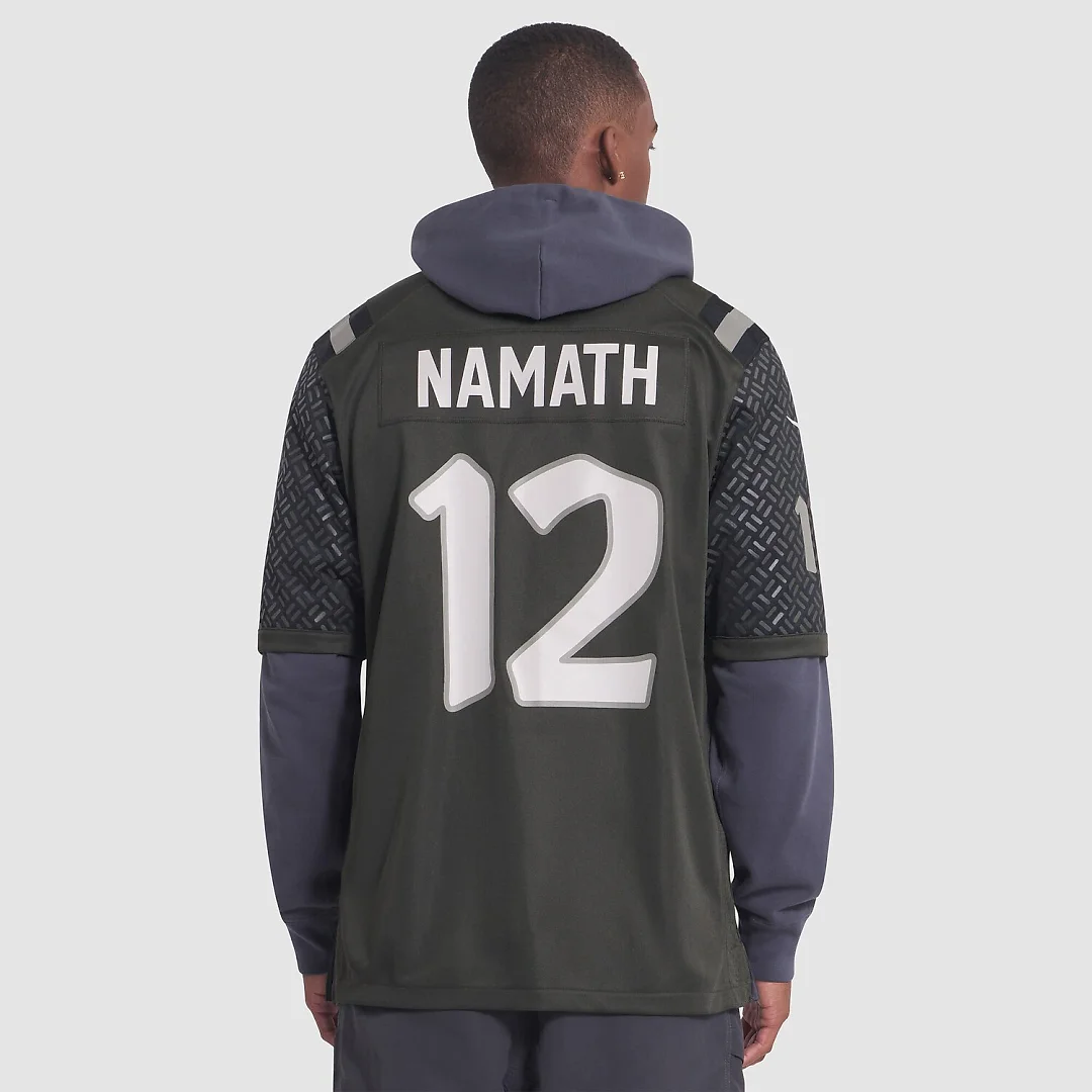Zennovawear Joe Namath New York Jets 2025 Rivalries Collection Retired Player Game Jersey - Gotham Green