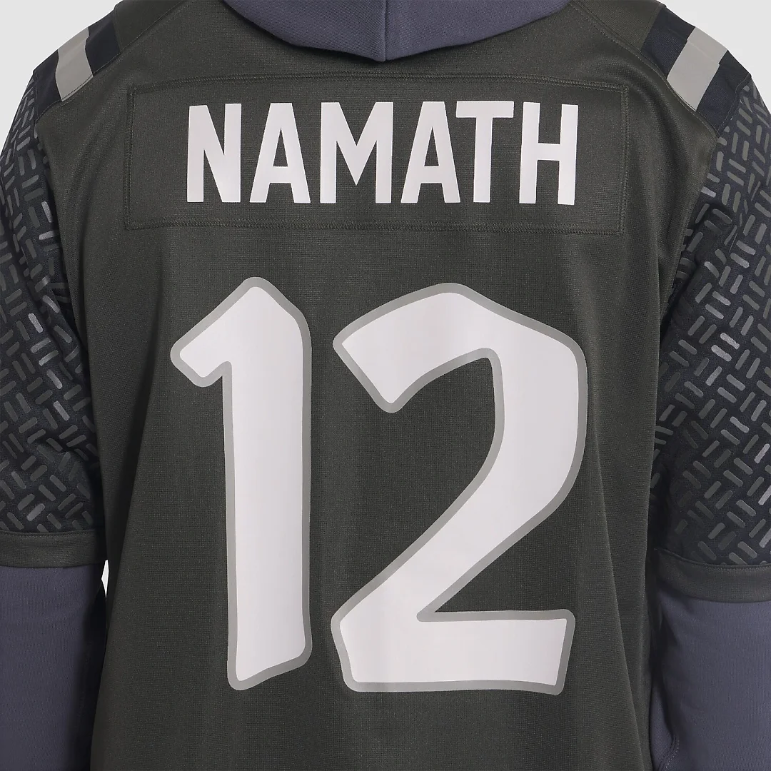 Zennovawear Joe Namath New York Jets 2025 Rivalries Collection Retired Player Game Jersey - Gotham Green