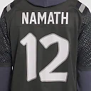 Zennovawear Joe Namath New York Jets 2025 Rivalries Collection Retired Player Game Jersey - Gotham Green
