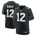 Zennovawear Joe Namath New York Jets Alternate Retired Player Game Jersey - Legacy Black