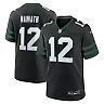 Zennovawear Joe Namath New York Jets Alternate Retired Player Game Jersey - Legacy Black