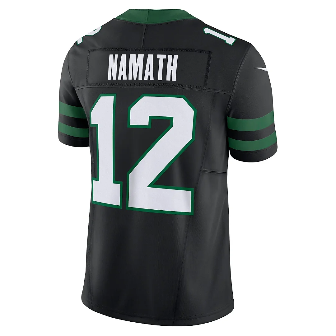 Zennovawear Joe Namath New York Jets Alternate Vapor FUSE. Limited Jersey - Legacy Black