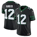 Zennovawear Joe Namath New York Jets Alternate Vapor FUSE. Limited Jersey - Legacy Black