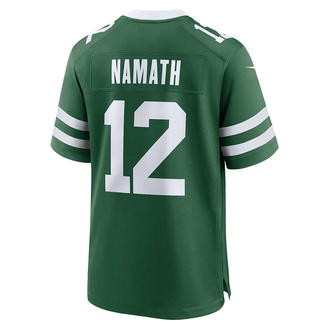 Zennovawear Joe Namath New York Jets Game Jersey - Legacy Green