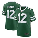 Zennovawear Joe Namath New York Jets Game Jersey - Legacy Green