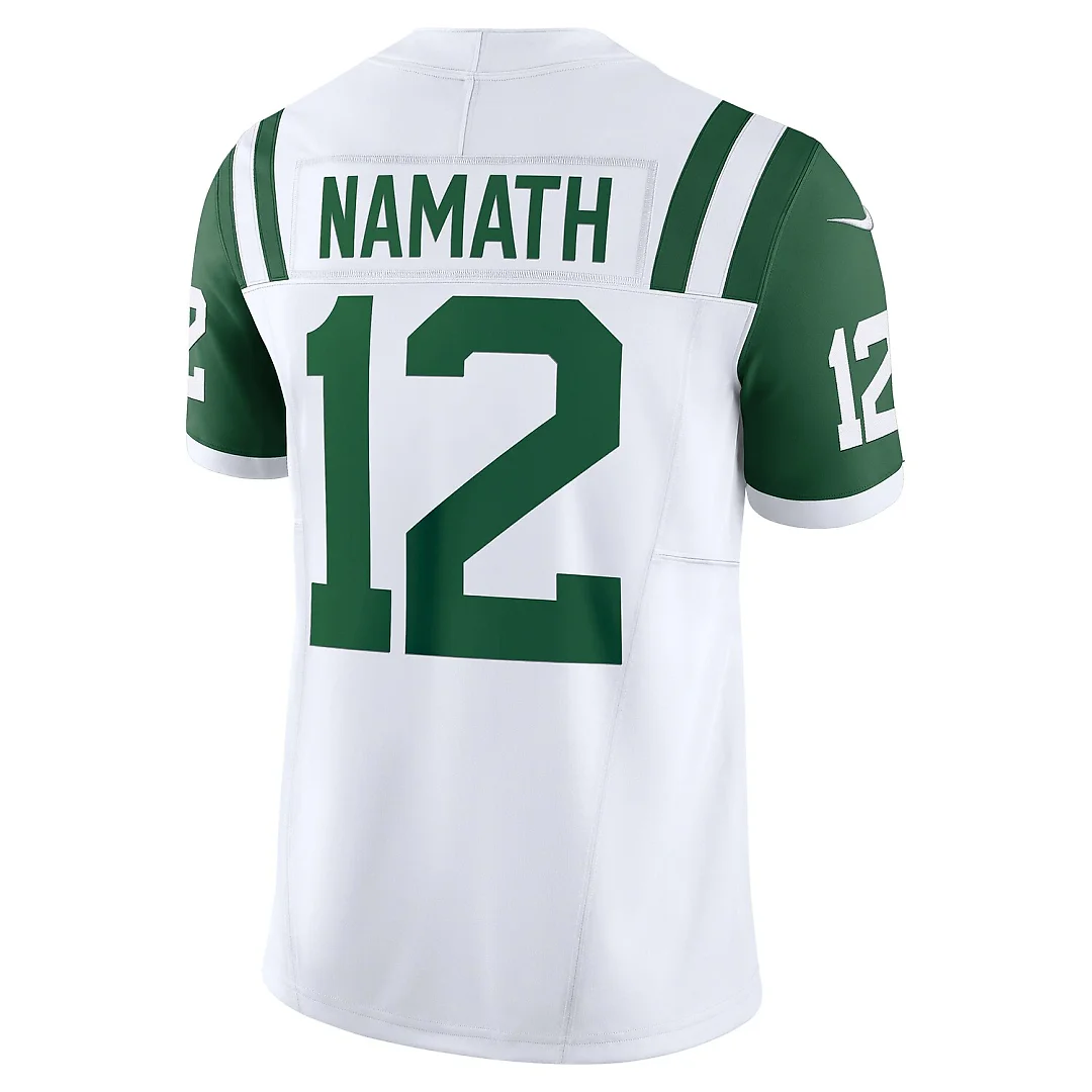 Zennovawear Joe Namath New York Jets Classic Alternate Vapor FUSE. Retired Player Limited Jersey - White