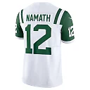 Zennovawear Joe Namath New York Jets Classic Alternate Vapor FUSE. Retired Player Limited Jersey - White