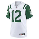 Zennovawear Joe Namath New York Jets Classic Alternate Retired Player Game Jersey - White