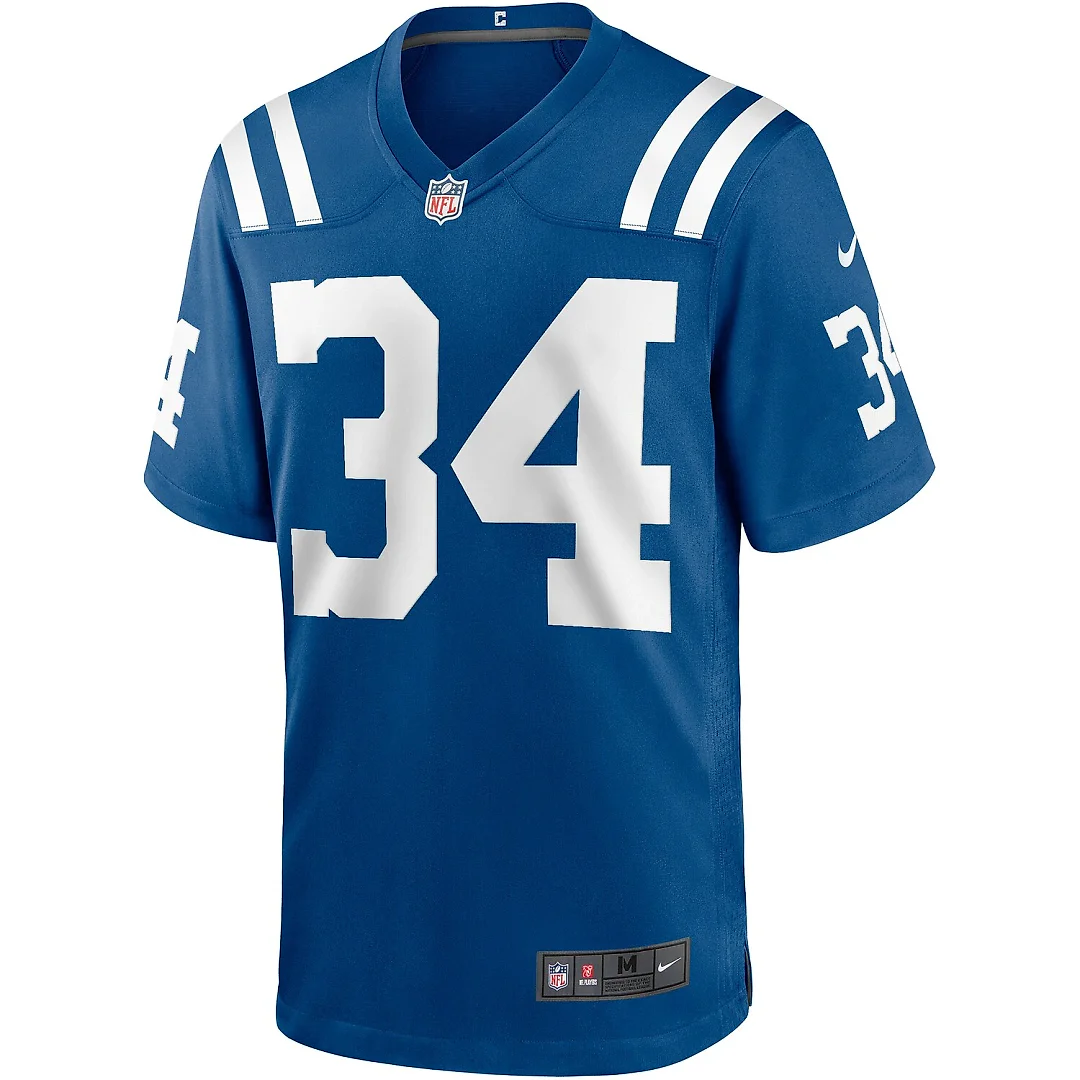 Zennovawear Joe Perry Indianapolis Colts Game Retired Player Jersey - Royal