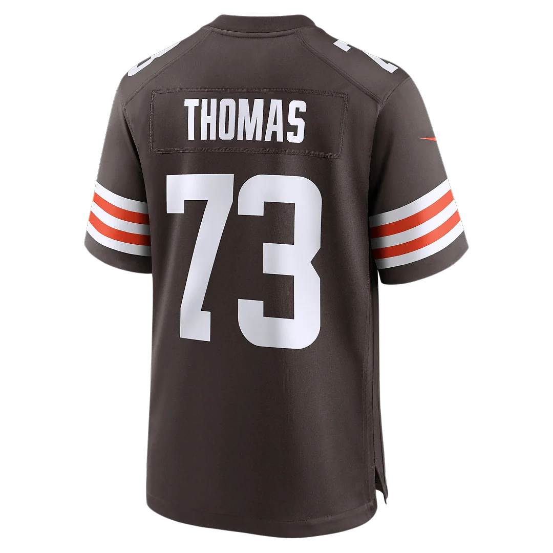 Zennovawear Joe Thomas Cleveland Browns Retired Game Player Jersey - Brown