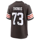 Zennovawear Joe Thomas Cleveland Browns Retired Game Player Jersey - Brown