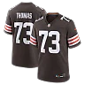 Zennovawear Joe Thomas Cleveland Browns Retired Game Player Jersey - Brown