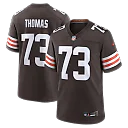 Zennovawear Joe Thomas Cleveland Browns Retired Game Player Jersey - Brown