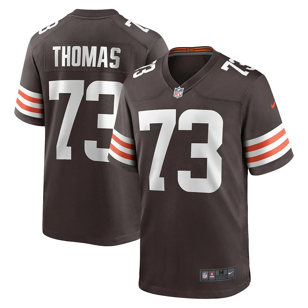 Zennovawear Joe Thomas Cleveland Browns Retired Player Game Jersey - Brown